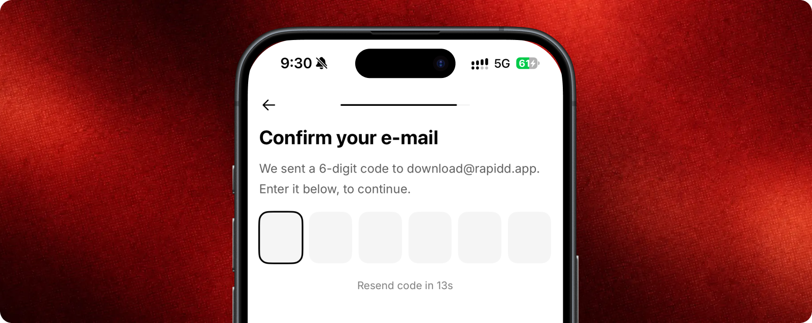 Sign in with a 6-digit code instead of a password